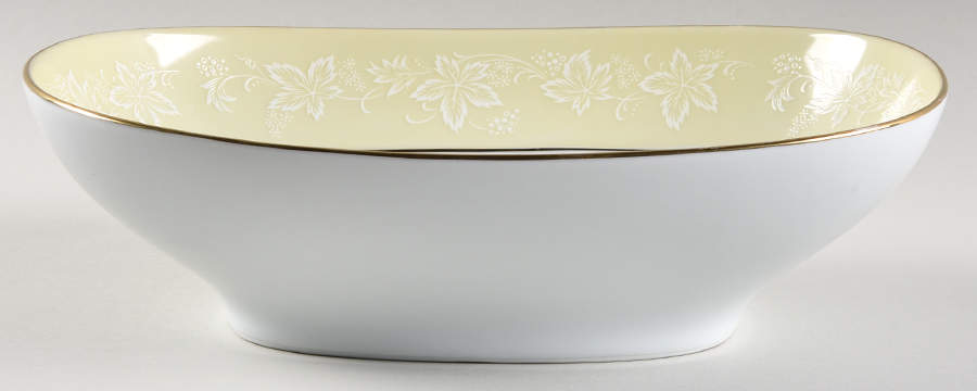 Annulaire 9" Oval Vegetable Bowl by Noritake-1