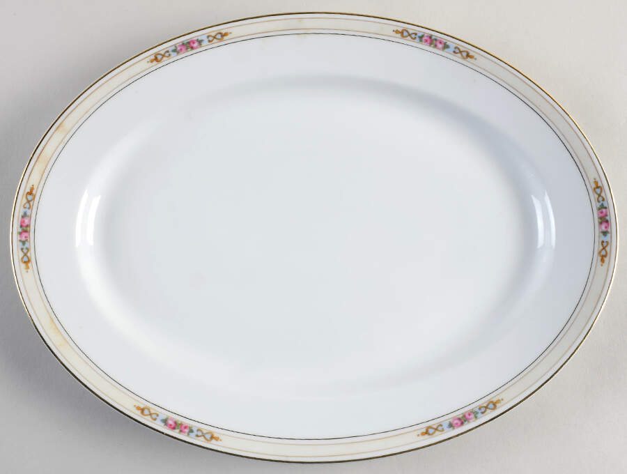 Ansonia 14" Oval Serving Platter by Noritake-1