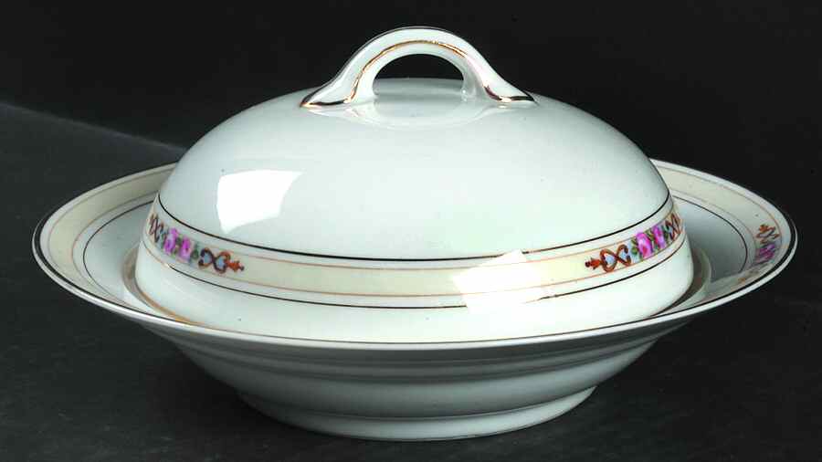 Ansonia Round Covered Butter by Noritake-1