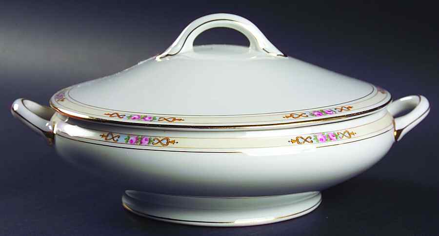 Ansonia Round Covered Vegetable by Noritake-1