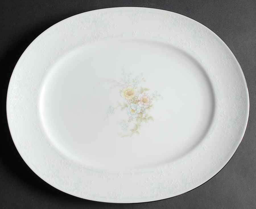 Anticipation 13" Oval Serving Platter by Noritake-1