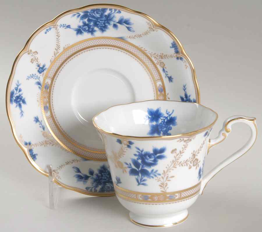 Antiquity Footed Cup & Saucer Set by Noritake-1