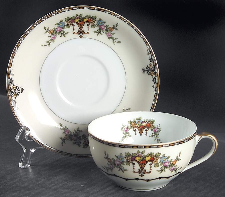 Apollo Flat Cup & Saucer Set by Noritake-1