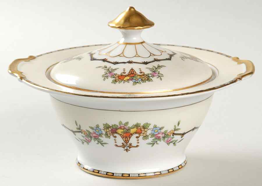 Apollo Sugar Bowl & Lid by Noritake-1