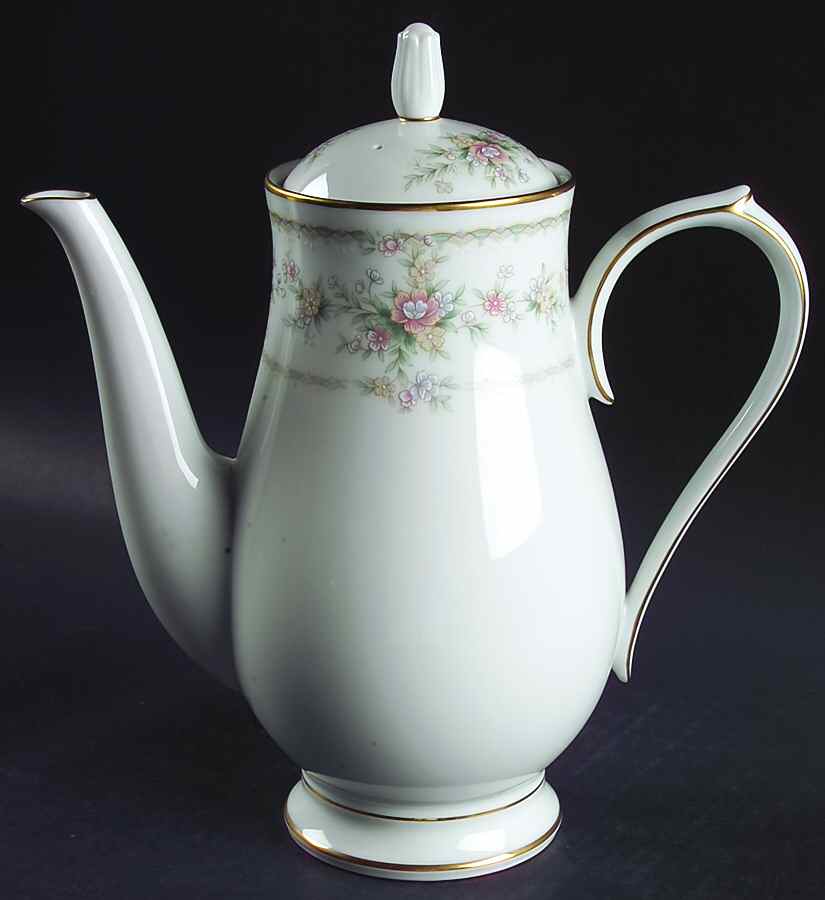 Applique Coffee Pot & Lid by Noritake-1