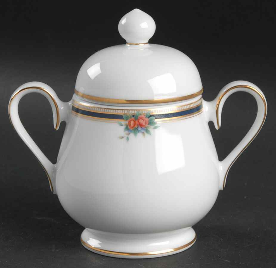 April Poem Sugar Bowl & Lid by Noritake-1