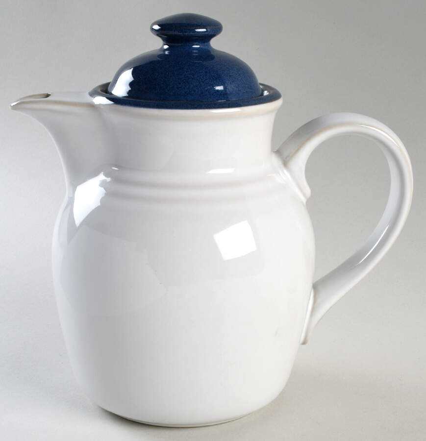 Aquarius Tea/Coffee Pot & Lid by Noritake-1