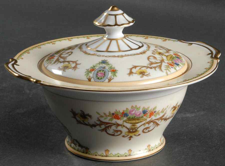 Arabella Sugar Bowl & Lid by Noritake-1