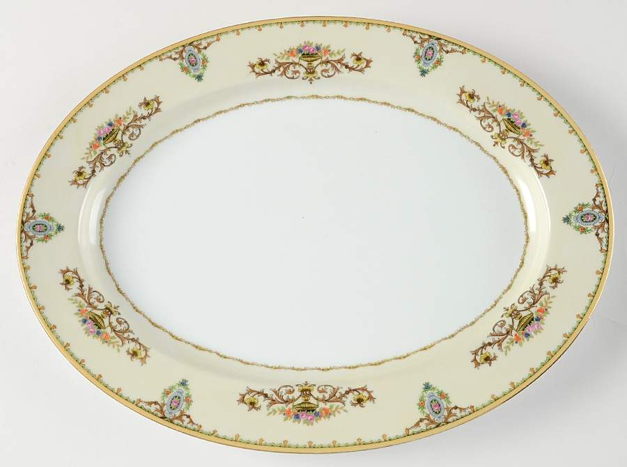 Arabella 16" Oval Serving Platter by Noritake-1
