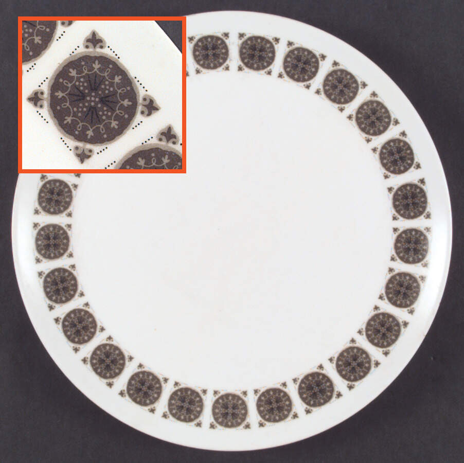 Arabesque Dark Green Dinner Plate by Noritake-1