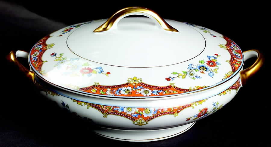 Araby Round Covered Vegetable by Noritake-1