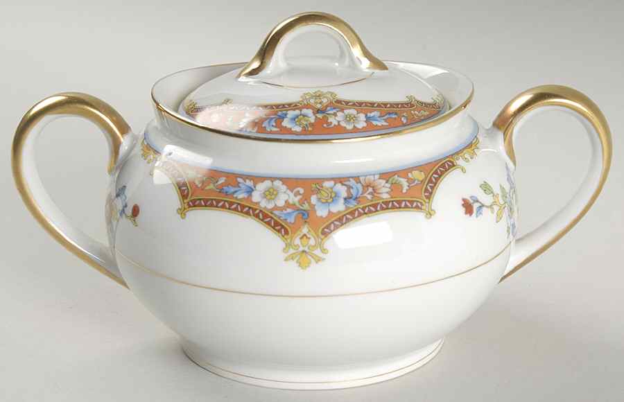 Araby Sugar Bowl & Lid by Noritake-1