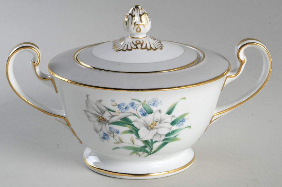 Arcadia Sugar Bowl & Lid by Noritake-1