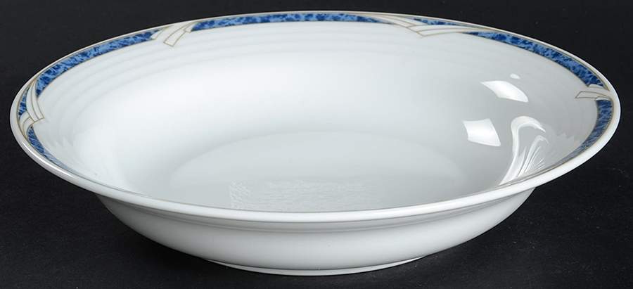Arctic Blue Coupe Soup Bowl by Noritake-1