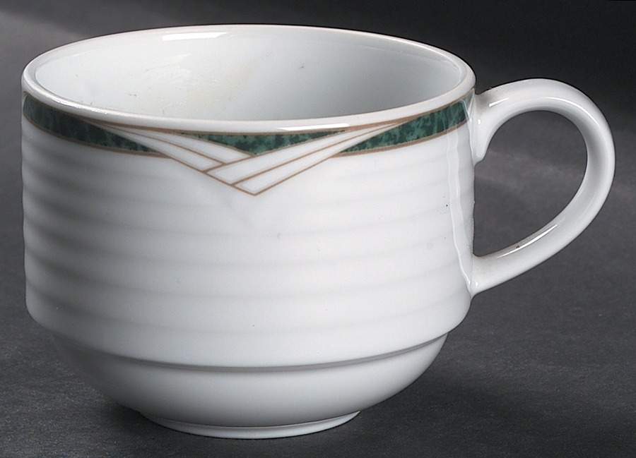 Arctic Green Flat Cup by Noritake-1