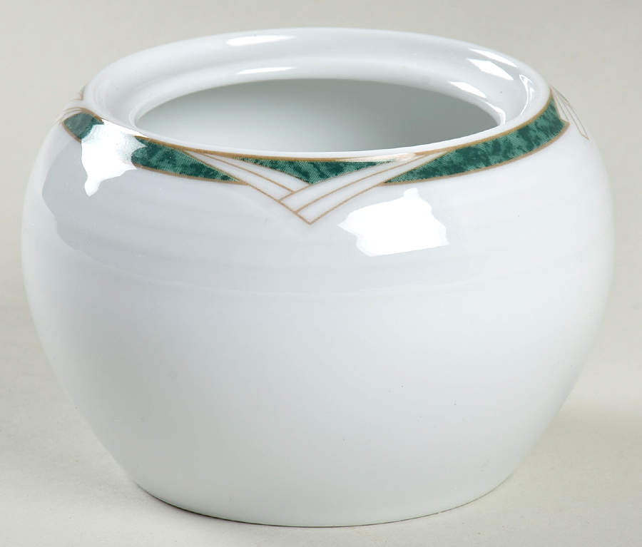 Arctic Green Sugar Bowl No Lid by Noritake-1
