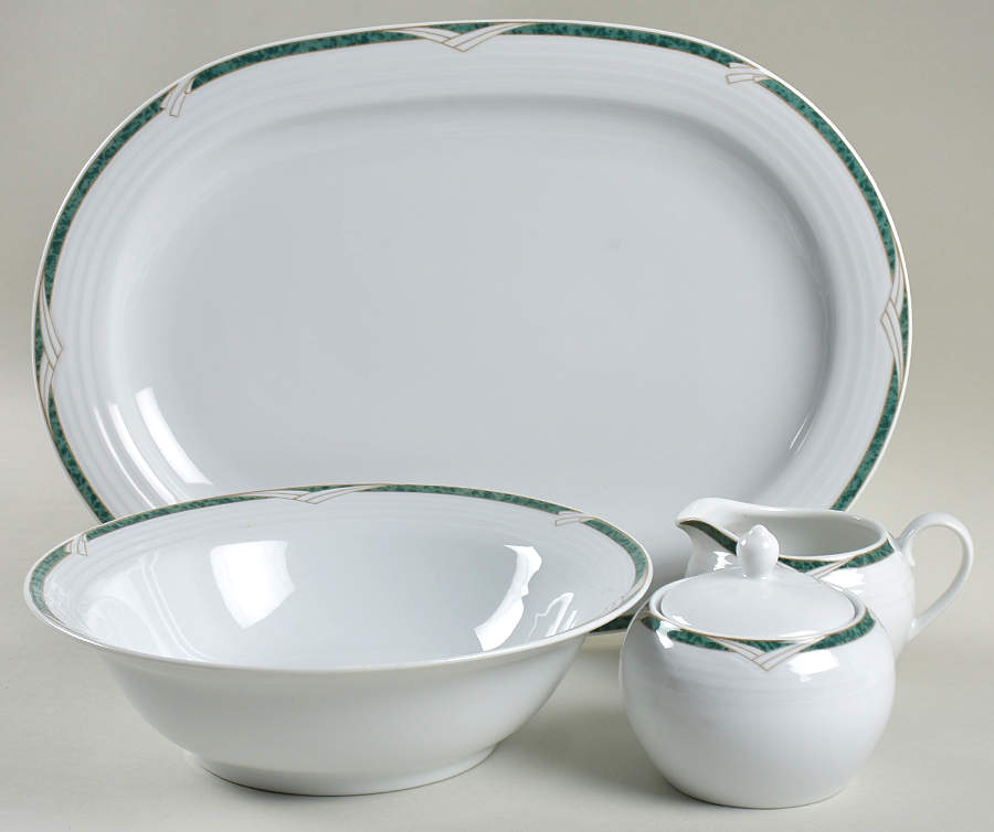 Arctic Green 5 Piece Hostess Set by Noritake-1