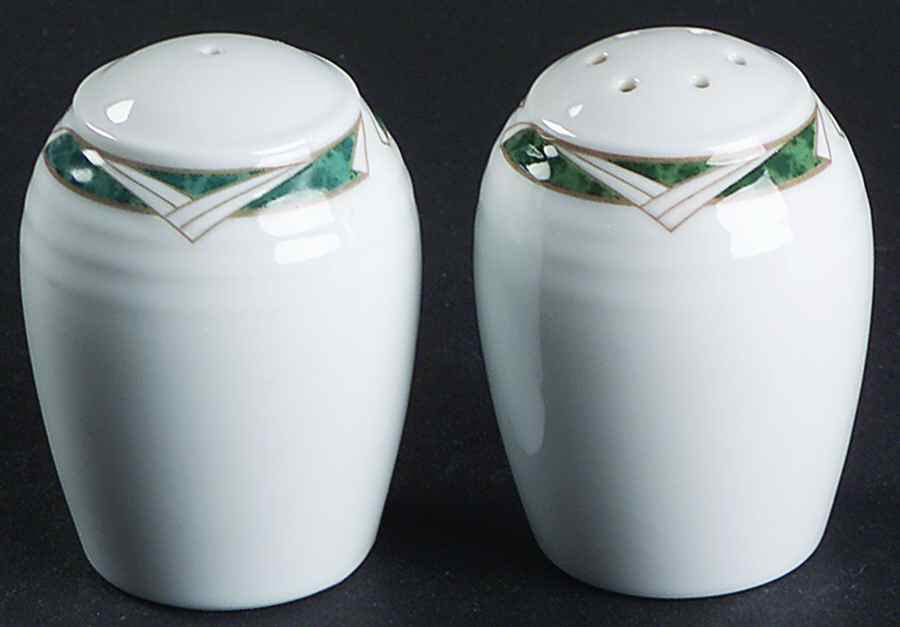 Arctic Green Salt & Pepper Set by Noritake-1