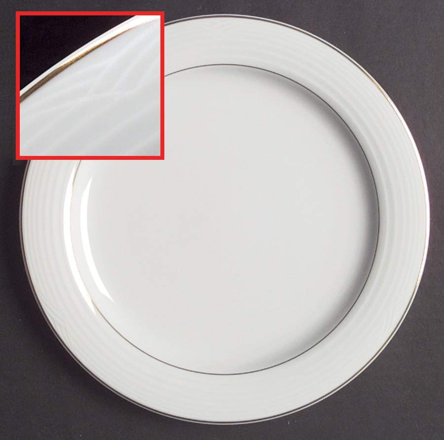 Arctic Gold Dinner Plate by Noritake-1