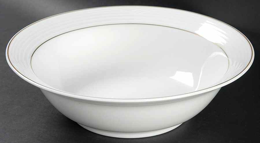 Arctic Gold 9" Round Vegetable Bowl by Noritake-1