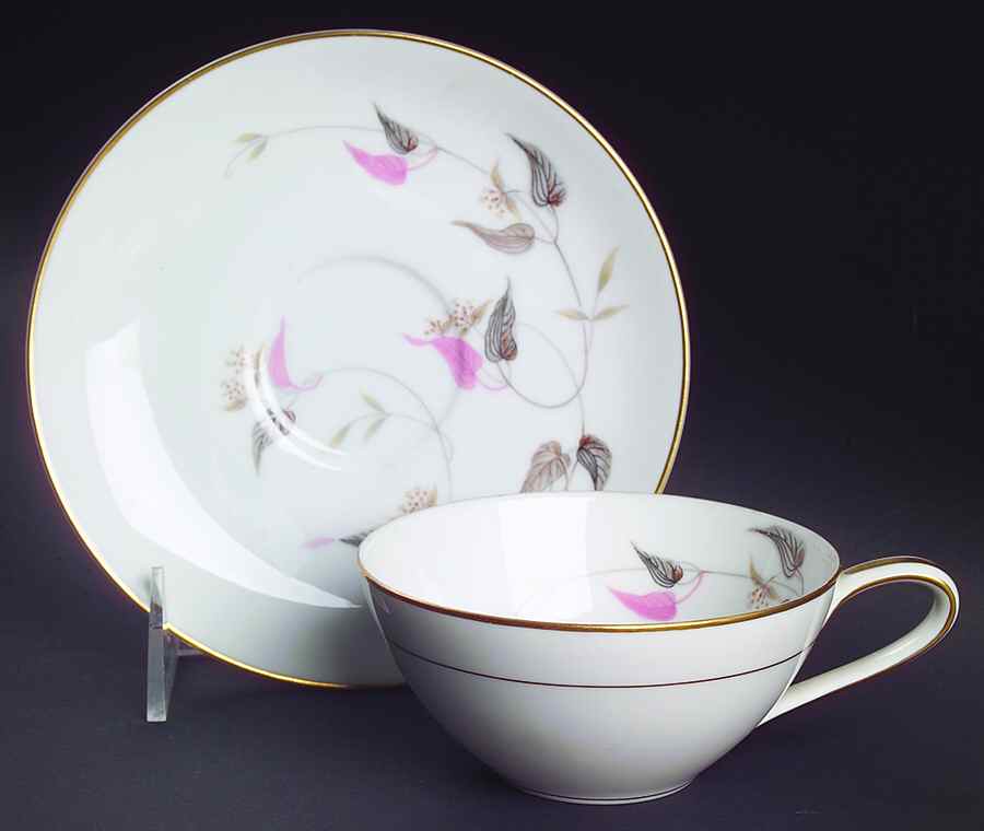 Arden Flat Cup & Saucer Set by Noritake-1