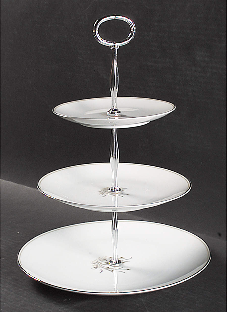 Ardis 13 7/8"-14 1/4" 3-Tiered Serving Tray(DP,SP,BB) HC by Noritake-1