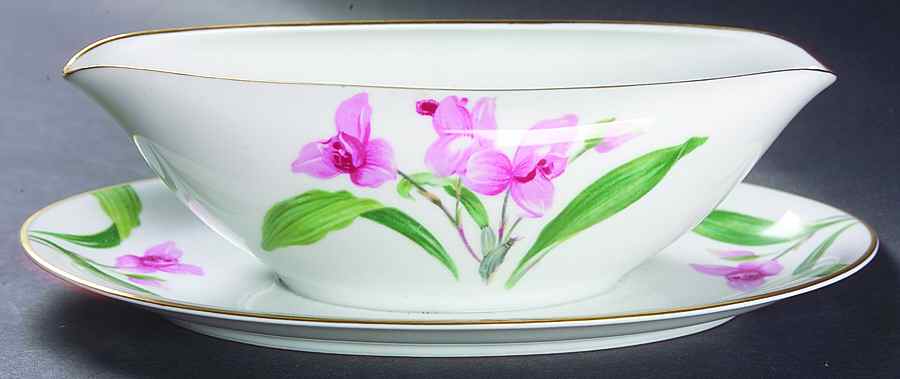 Ardine Gravy Boat with Attached Underplate by Noritake-1