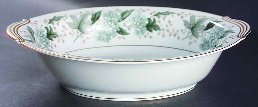 Argyle 10" Oval Vegetable Bowl by Noritake-1
