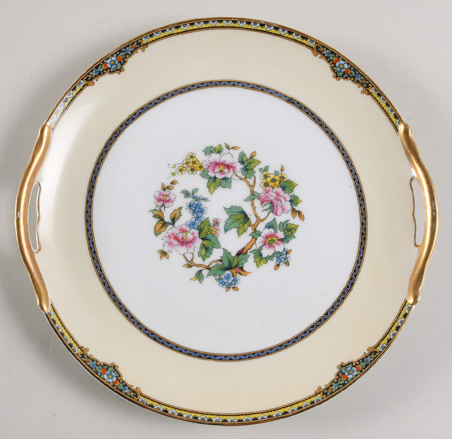 Argosy Handled Cake Plate by Noritake-1