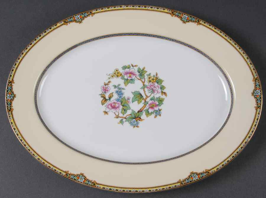 Argosy 13" Oval Serving Platter by Noritake-1