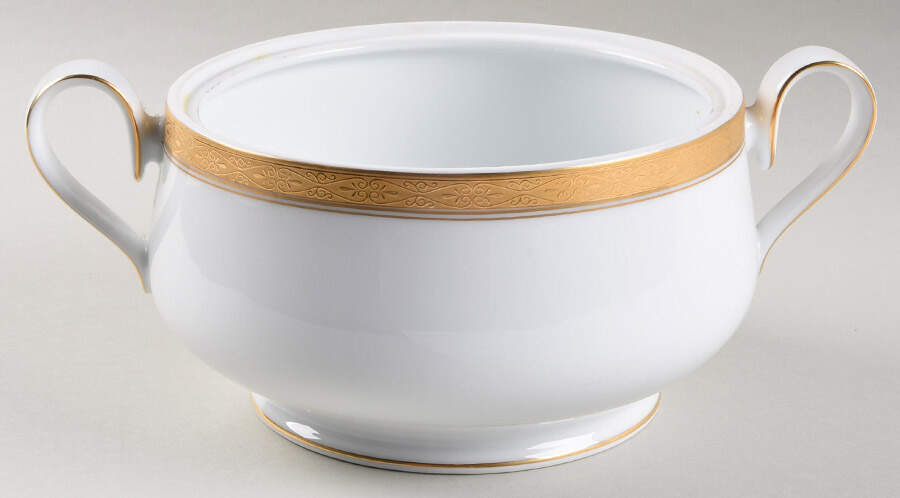 Aristocrat Gold Round Vegetable No Lid by Noritake-1