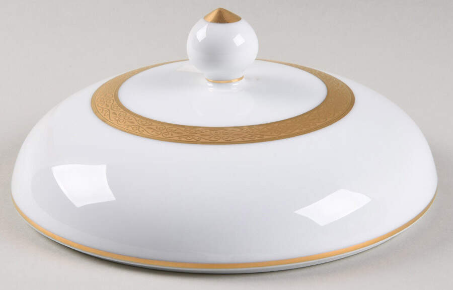 Aristocrat Gold Lid for Round Vegetable by Noritake-1