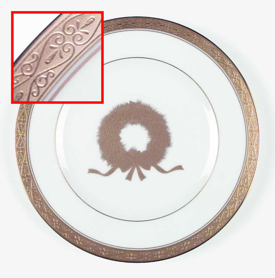 Aristocrat Gold Accent Salad Plate by Noritake-1