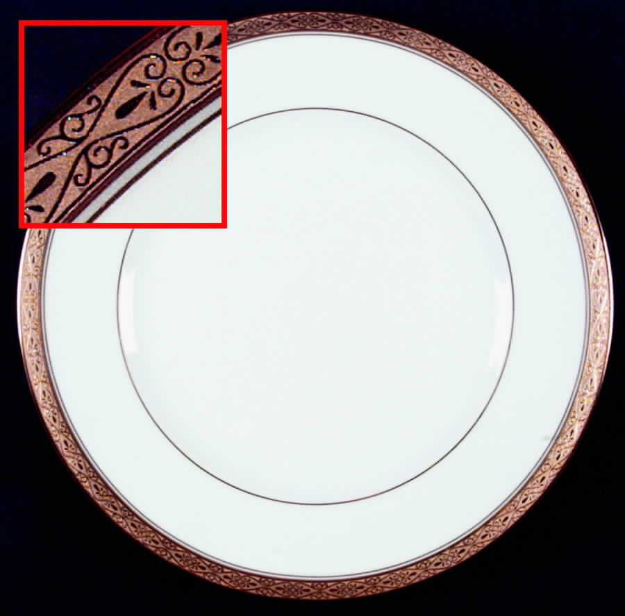 Aristocrat Gold Dinner Plate by Noritake-1