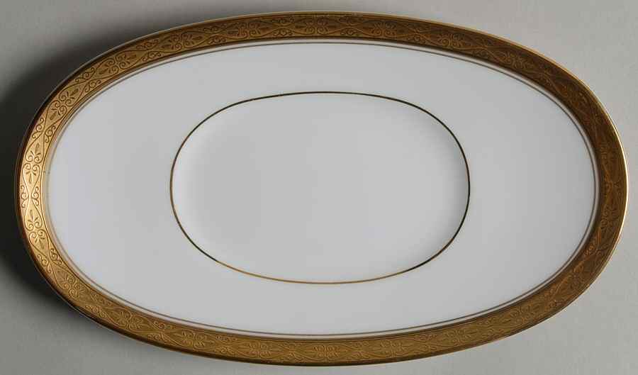 Aristocrat Gold Relish/Butter Tray by Noritake-1