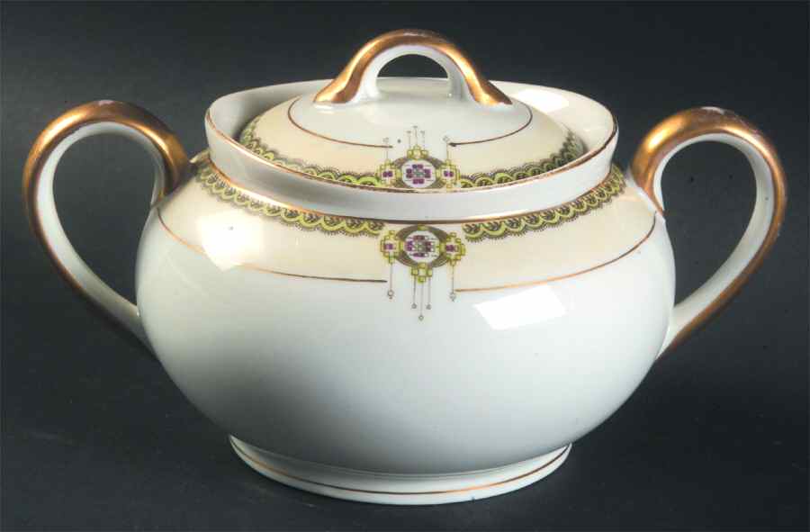 Argonne Sugar Bowl & Lid by Noritake-1