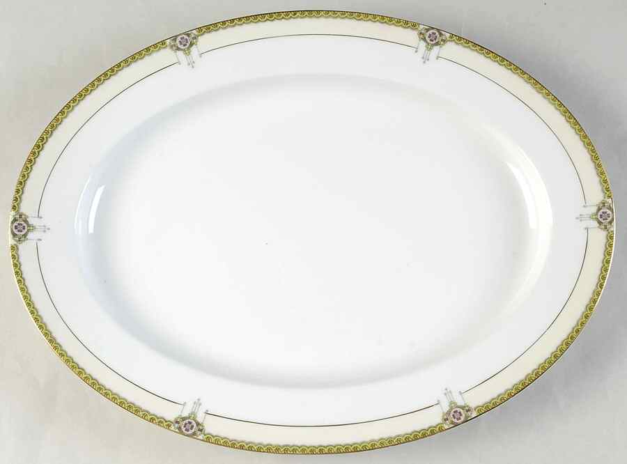 Argonne 13" Oval Serving Platter by Noritake-1