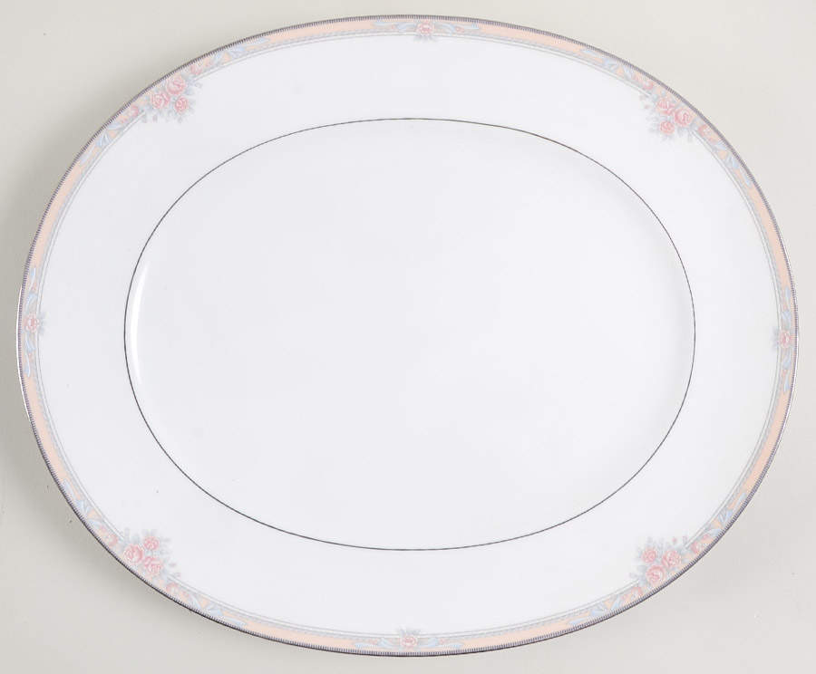 Arlington Heights 13" Oval Serving Platter by Noritake-1
