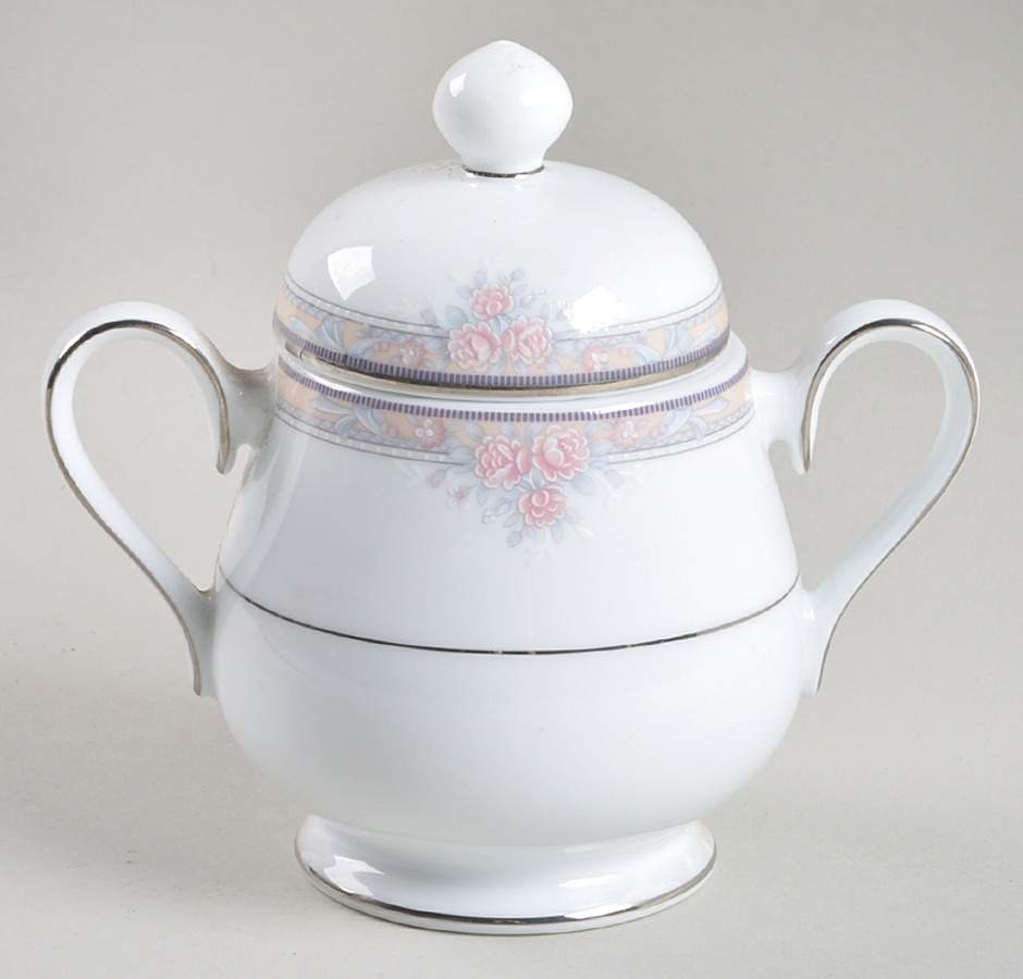 Arlington Heights Sugar Bowl & Lid by Noritake-1