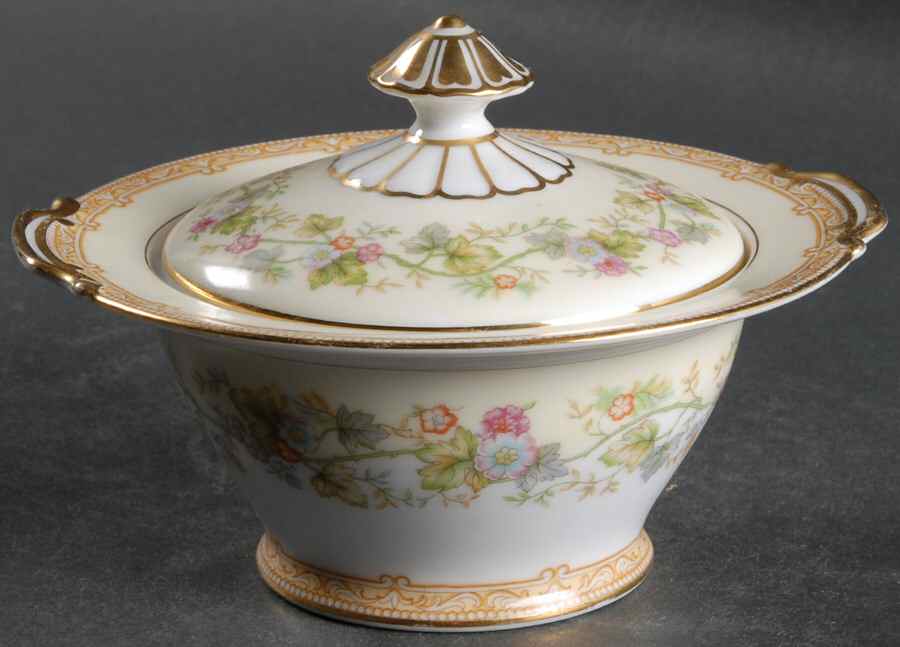 Ariana Sugar Bowl & Lid by Noritake-1