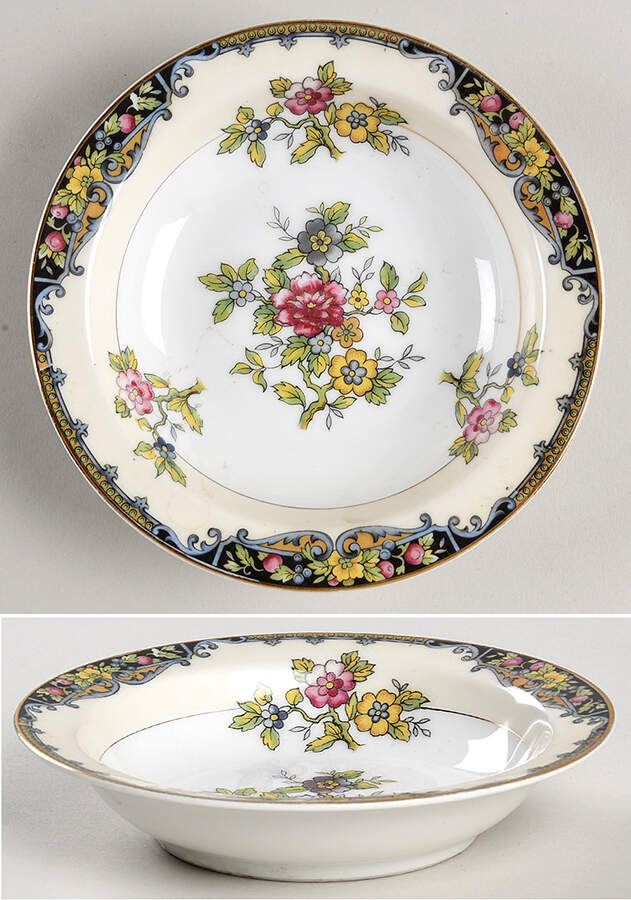 Aristocrat Rim Fruit/Dessert (Sauce) Bowl by Noritake-1