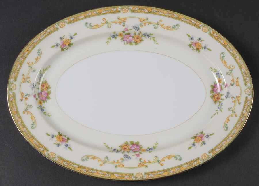 Arlene 10" Oval Serving Platter by Noritake-1