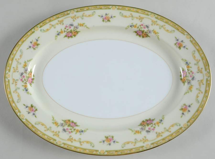 Arlene 13" Oval Serving Platter by Noritake-1