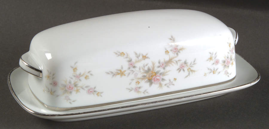 Arlene 1/4 Lb Covered Butter by Noritake-1