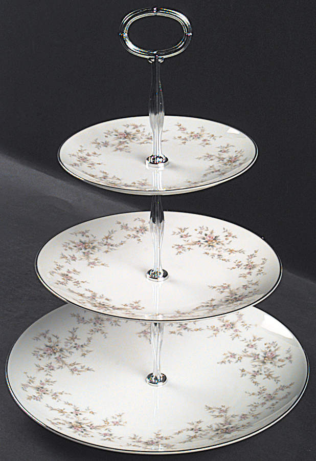 Arlene 13 7/8"-14 1/4" 3-Tiered Serving Tray(DP,SP,BB) HC by Noritake-1