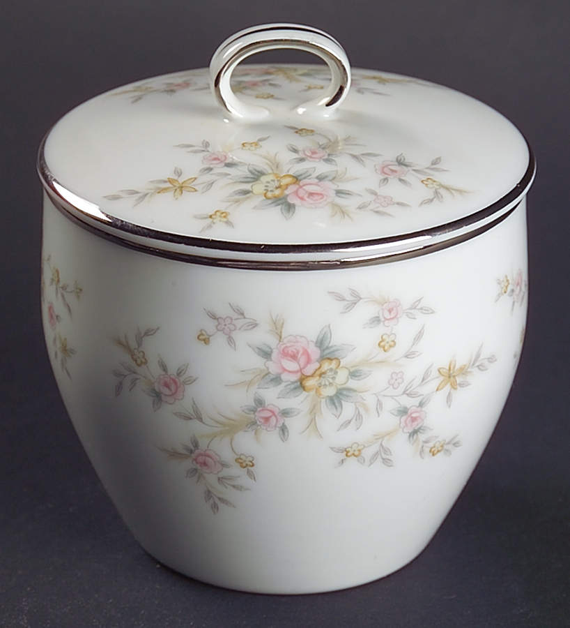 Arlene Mini Sugar Bowl & Lid by Noritake-1