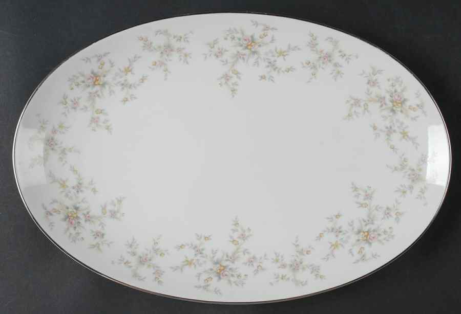 Arlene 14" Oval Serving Platter by Noritake-1
