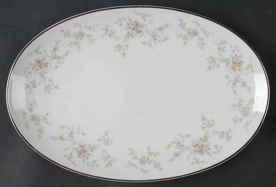 Arlene 12" Oval Serving Platter by Noritake-1
