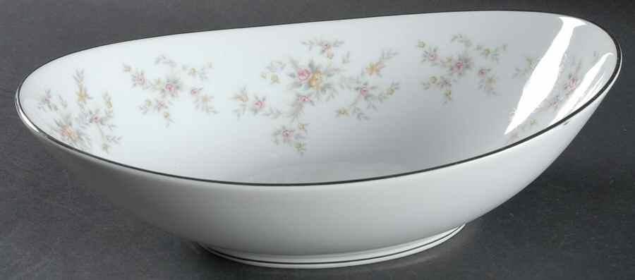 Arlene 10" Oval Vegetable Bowl by Noritake-1