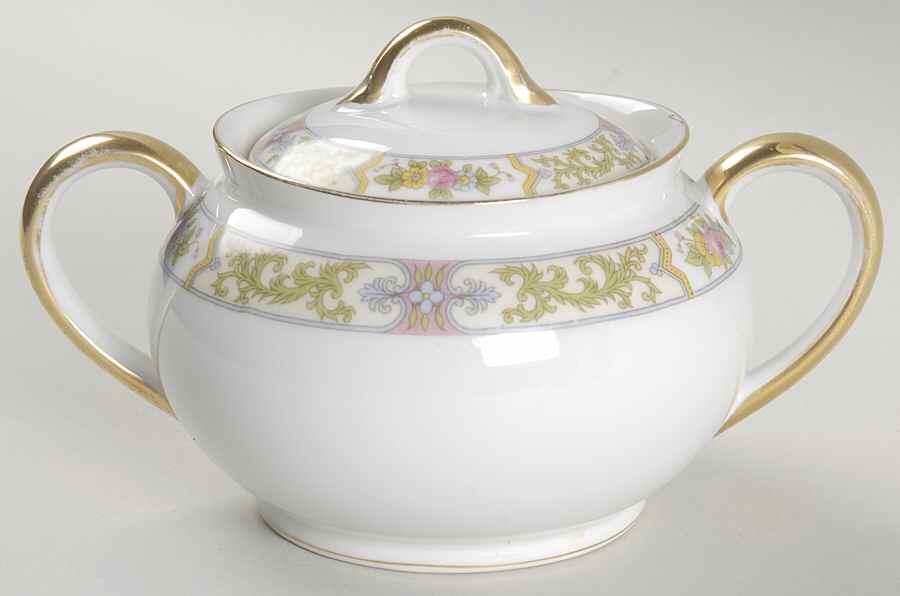Arleigh Sugar Bowl & Lid by Noritake-1
